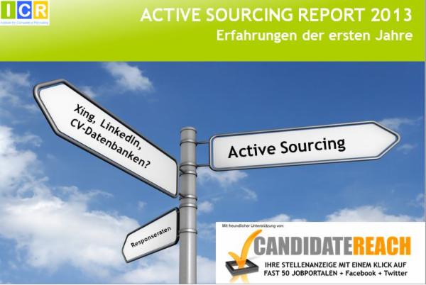 Active Sourcing Report 2013 Icr Institute For Competitive Recruiting